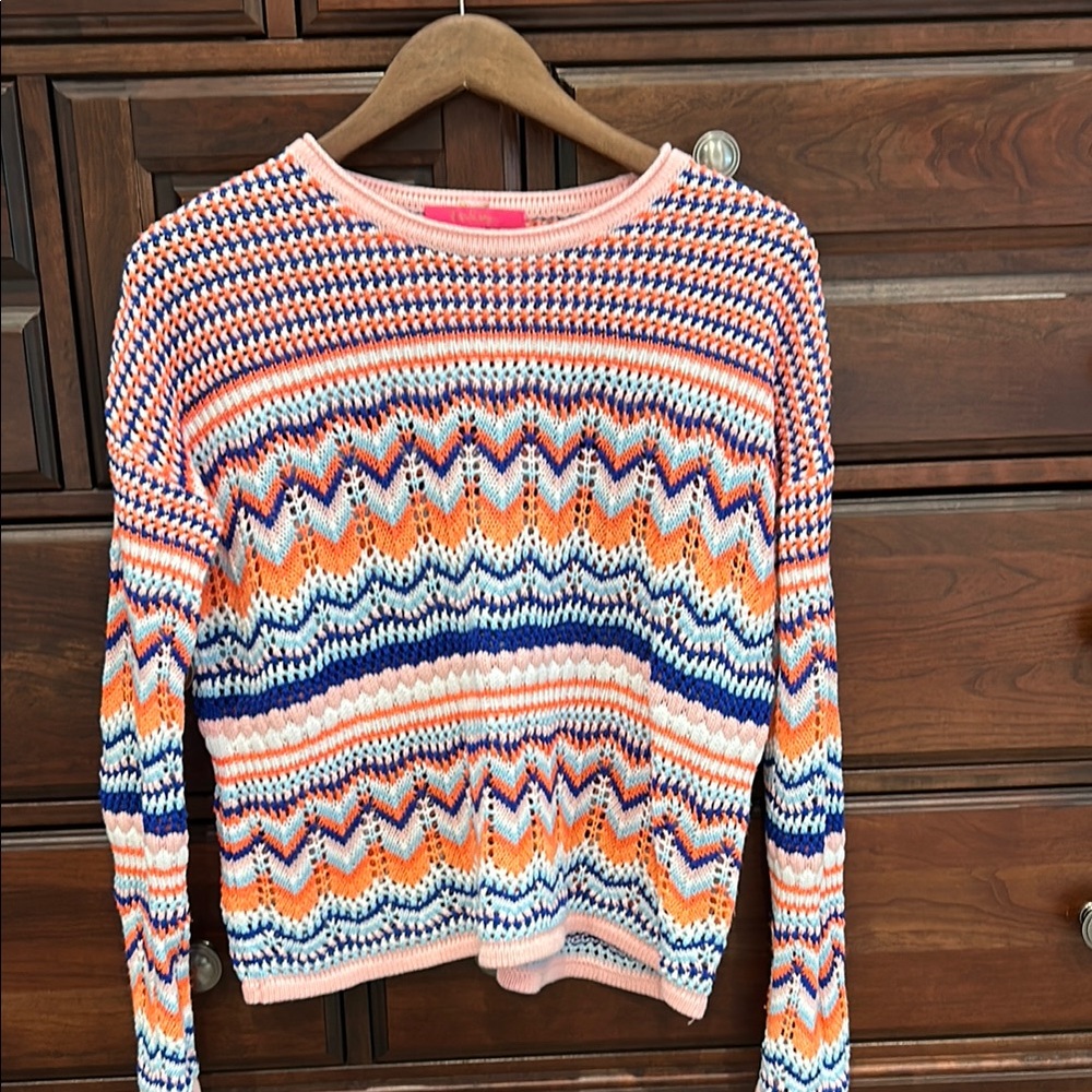 Lilly Pulitzer Multicolor Chevron Sweater